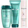 Kérastase Extentioniste Fresh Affair Dry Shampoo Hair Care Set for fragile hair, promoting healthy length.