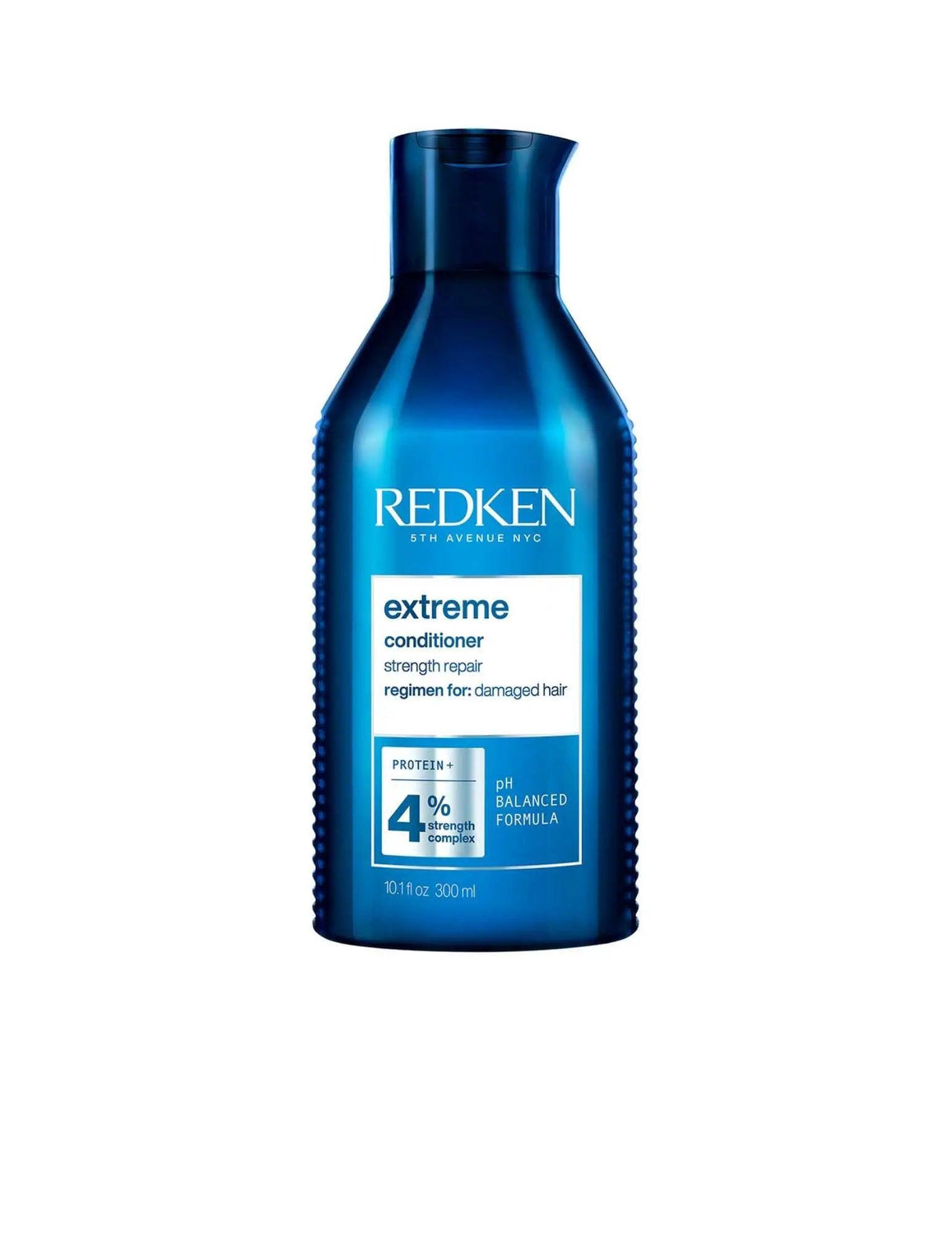 Redken Extreme Conditioner 300ml for strengthening distressed hair, suitable for all hair types and textures.