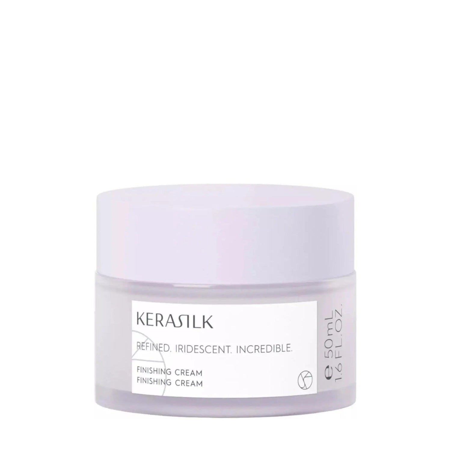 Goldwell Kerasilk Finishing Cream for light hold and shine, suitable for all hair types, 50ml jar.