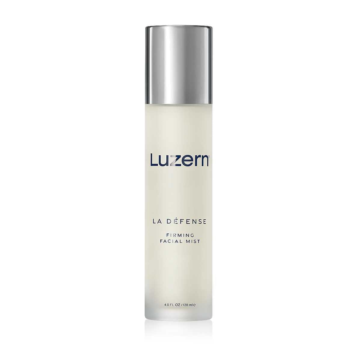 Luzern La Defense Firming Facial Mist for hydration and radiance in a 120ml bottle
