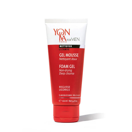Yonka Foam Gel for Men - Deep Cleanse, Non-drying, 100ml, with Liquorice Extract