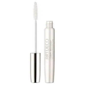 Malu Wilz Fortifying Mascara Base with brush, enhances mascara effectiveness, strengthens lashes, cosmetic product.