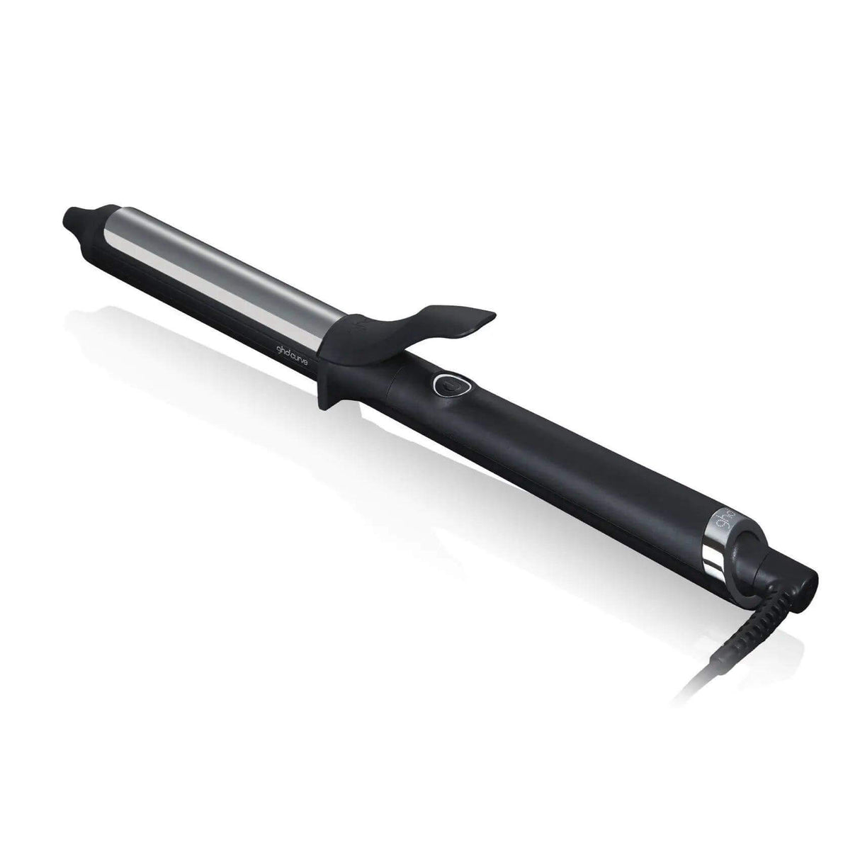 Ghd Curve Classic Curl Iron with 1-inch barrel for creating classic curls with volume, featuring ergonomic lever and cool tip.