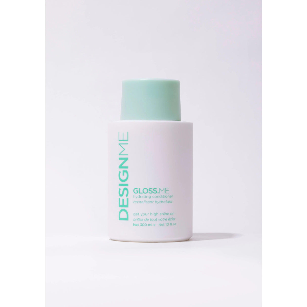 Gloss.Me Hydrating Conditioner bottle for smooth, shiny hair. Apply to mid-lengths for moisture and shine. 10 fl oz.