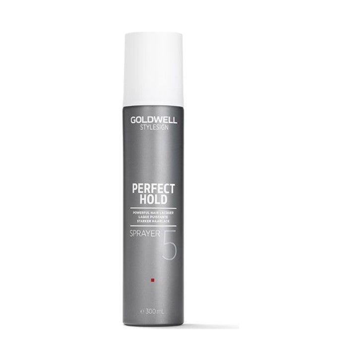 Goldwell Stylesign Perfect Hold Sprayer Powerful Hair Lacquer for strong hold and humidity protection.