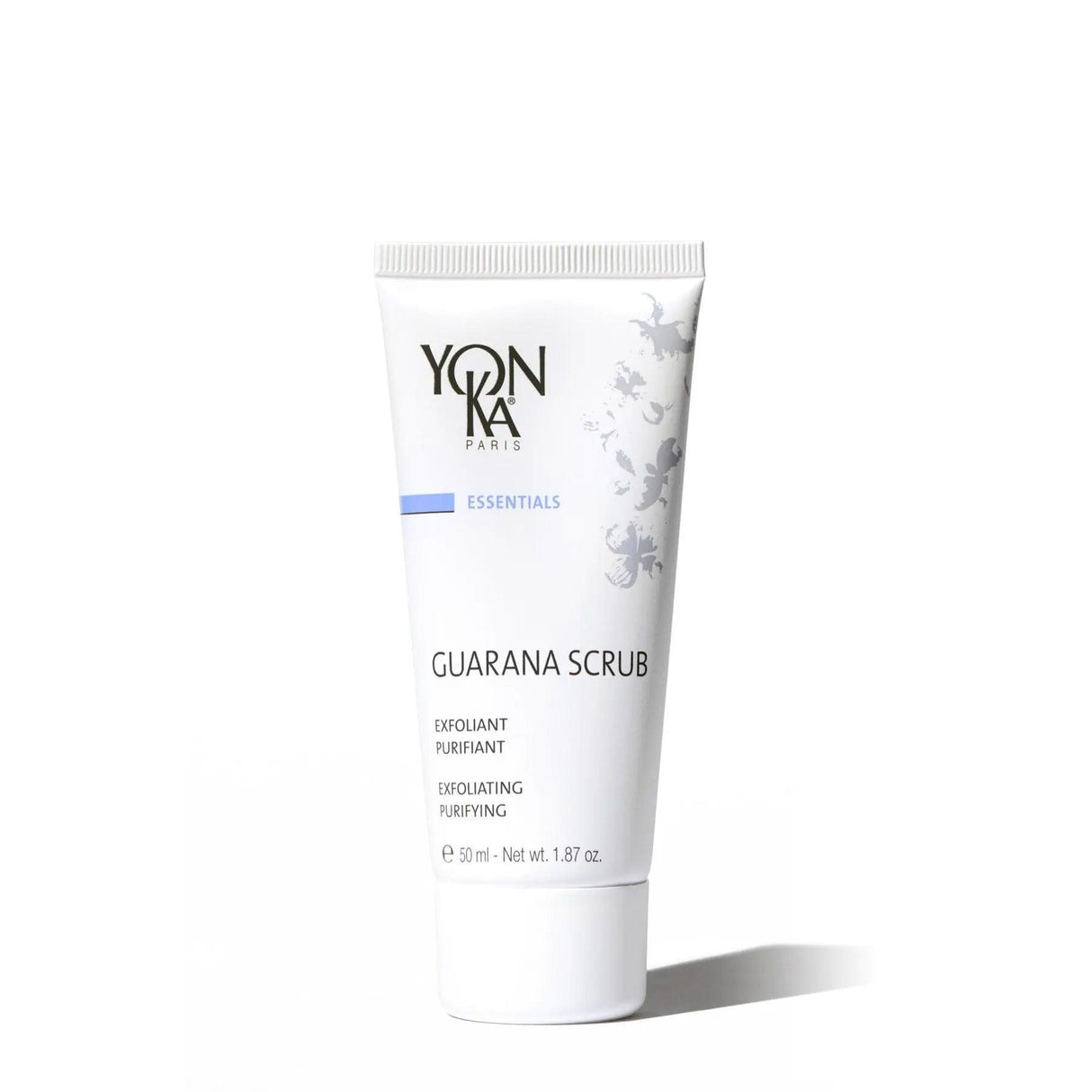 Yonka Guarana Scrub tube for revitalizing and exfoliating all skin types.