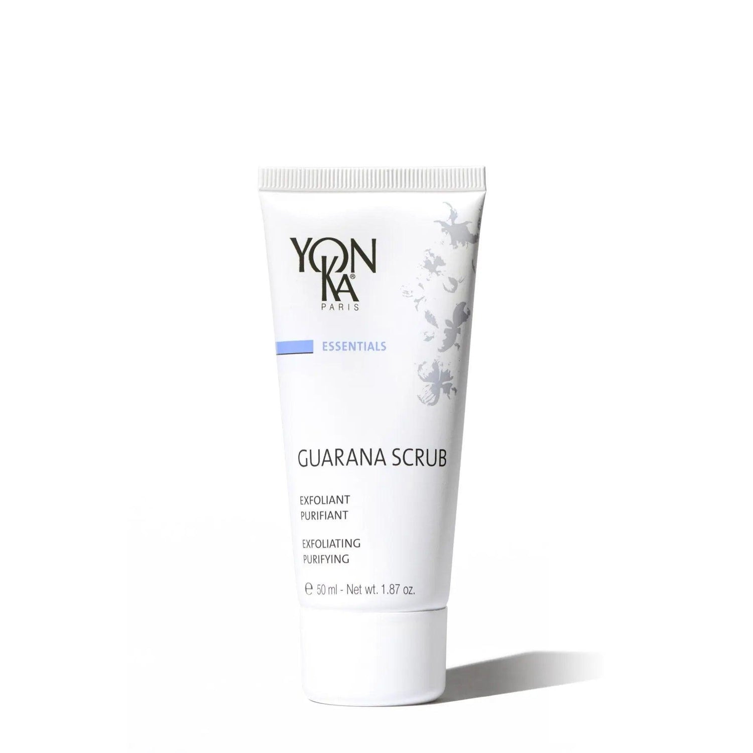 Yonka Guarana Scrub tube for revitalizing and exfoliating all skin types.