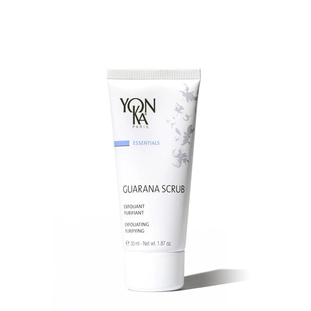 Yonka Guarana Scrub tube for revitalizing and exfoliating all skin types.
