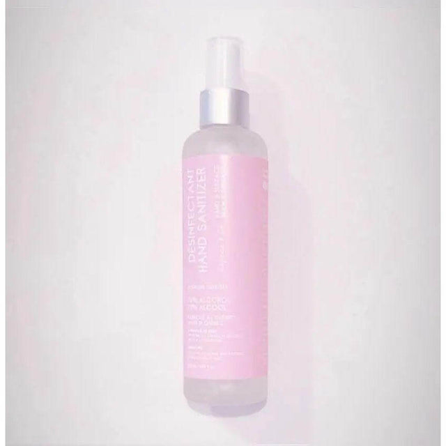 Hand Sanitizer Spray 3.38 fl oz with Sour Candy fragrance certified by Health Canada, effective against germs.