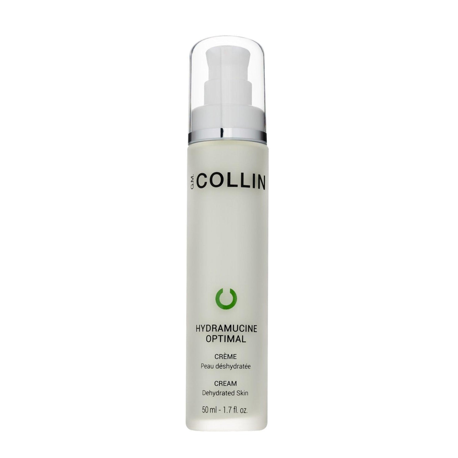 Hydramucine Optimal Cream bottle for lipid protection and skin hydration.