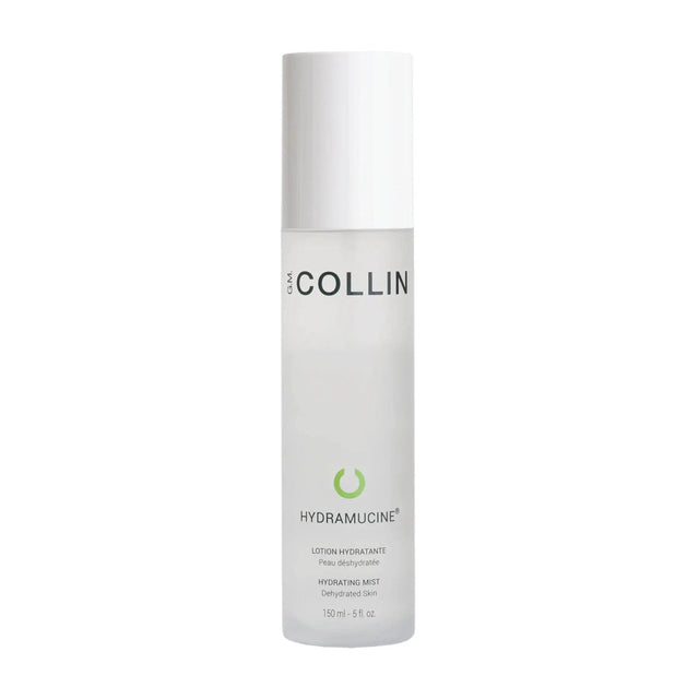 Hydramucine Hydrating Mist bottle for soothing and nourishing skin care, provides comfort and protection, 150ml.