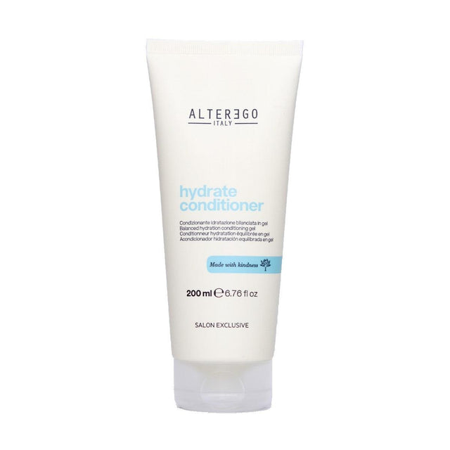 Alter Ego Hydrate Conditioner tube, sulfate-free, enhances hair hydration, elasticity, detangles, 200ml salon exclusive product