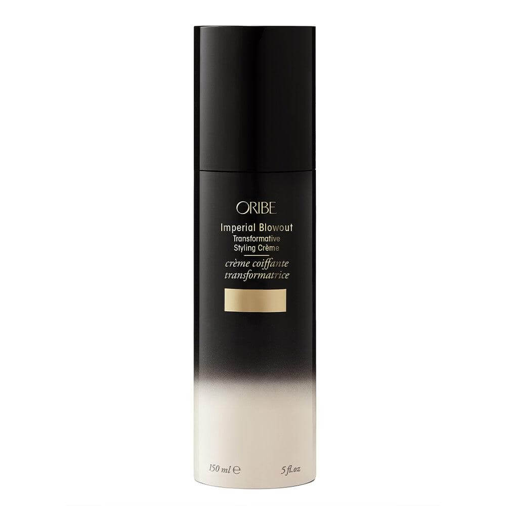 Imperial Blowout Transformative Styling Creme bottle for heat protection and hair smoothness.