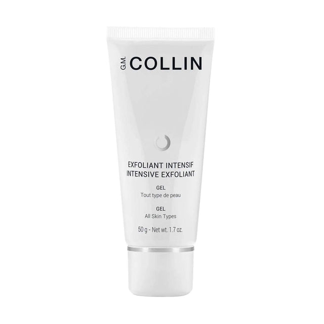 Intensive Exfoliating Gel for deep cleansing and revitalization, easy to apply and rinse off, perfect for all skin types, 50g tube.