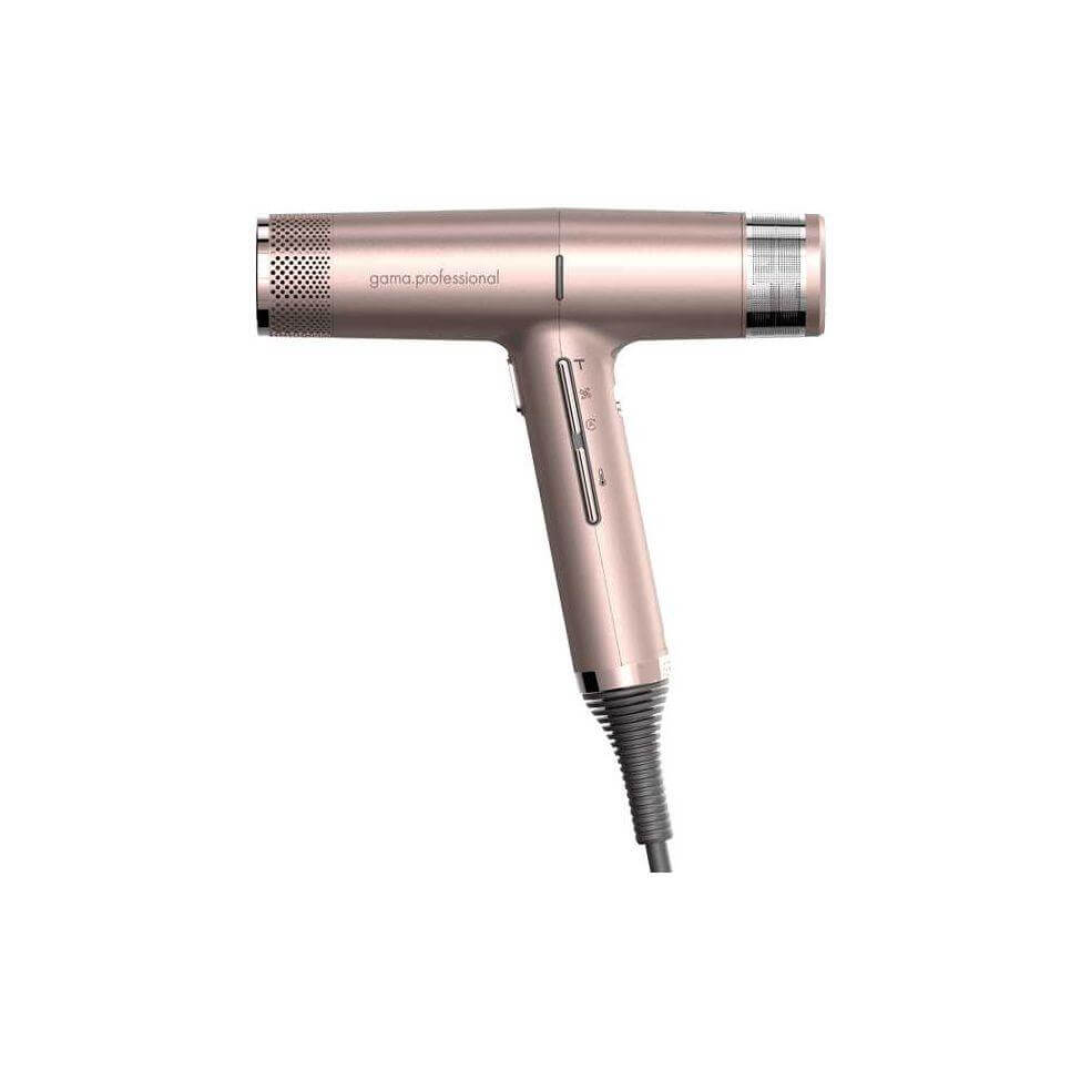IQ2 Perfetto hair dryer with Turbo Function, lightweight and smart for professional salon use, in sleek design.