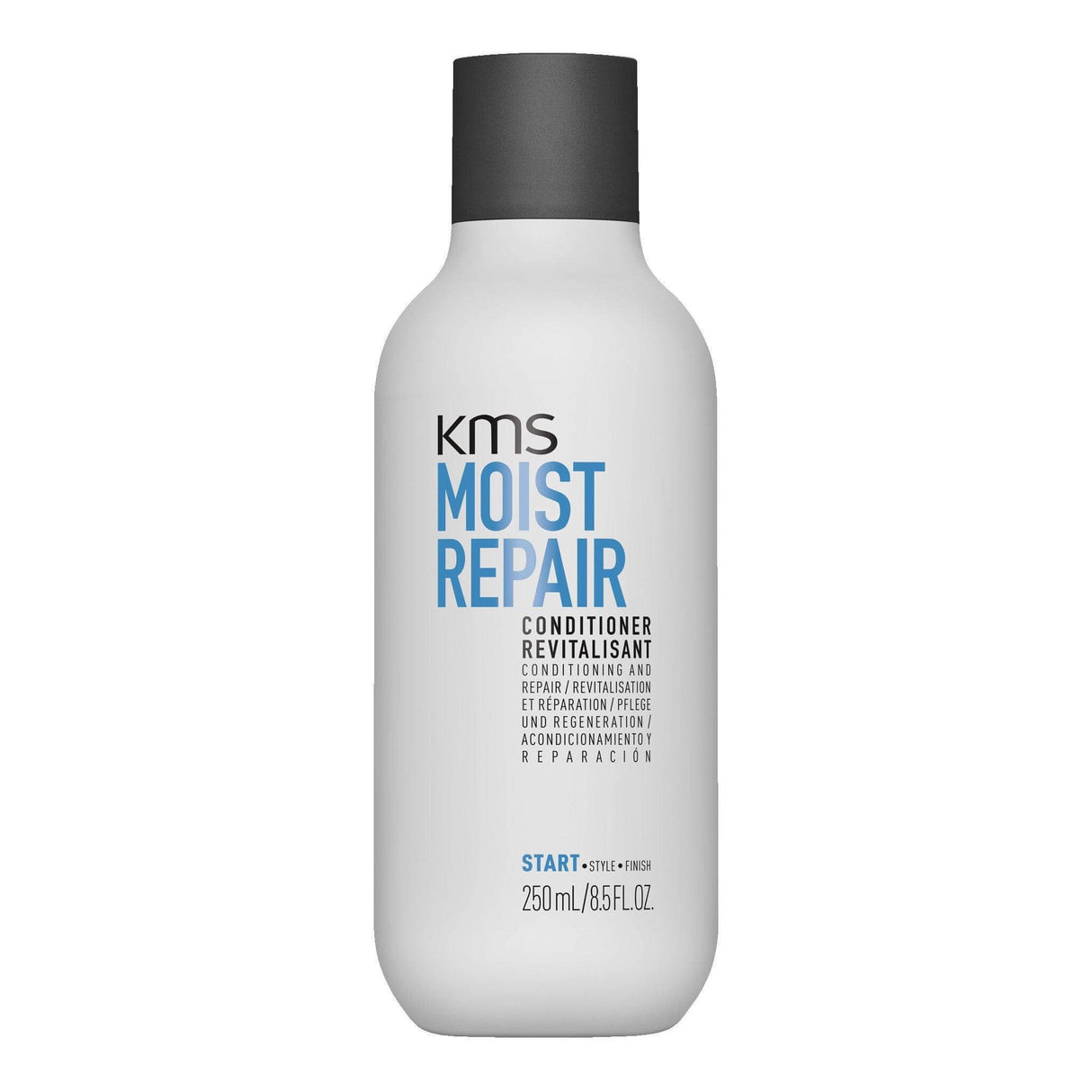 KMS Moistrepair Conditioner 250ml bottle for hydration, softness, and control