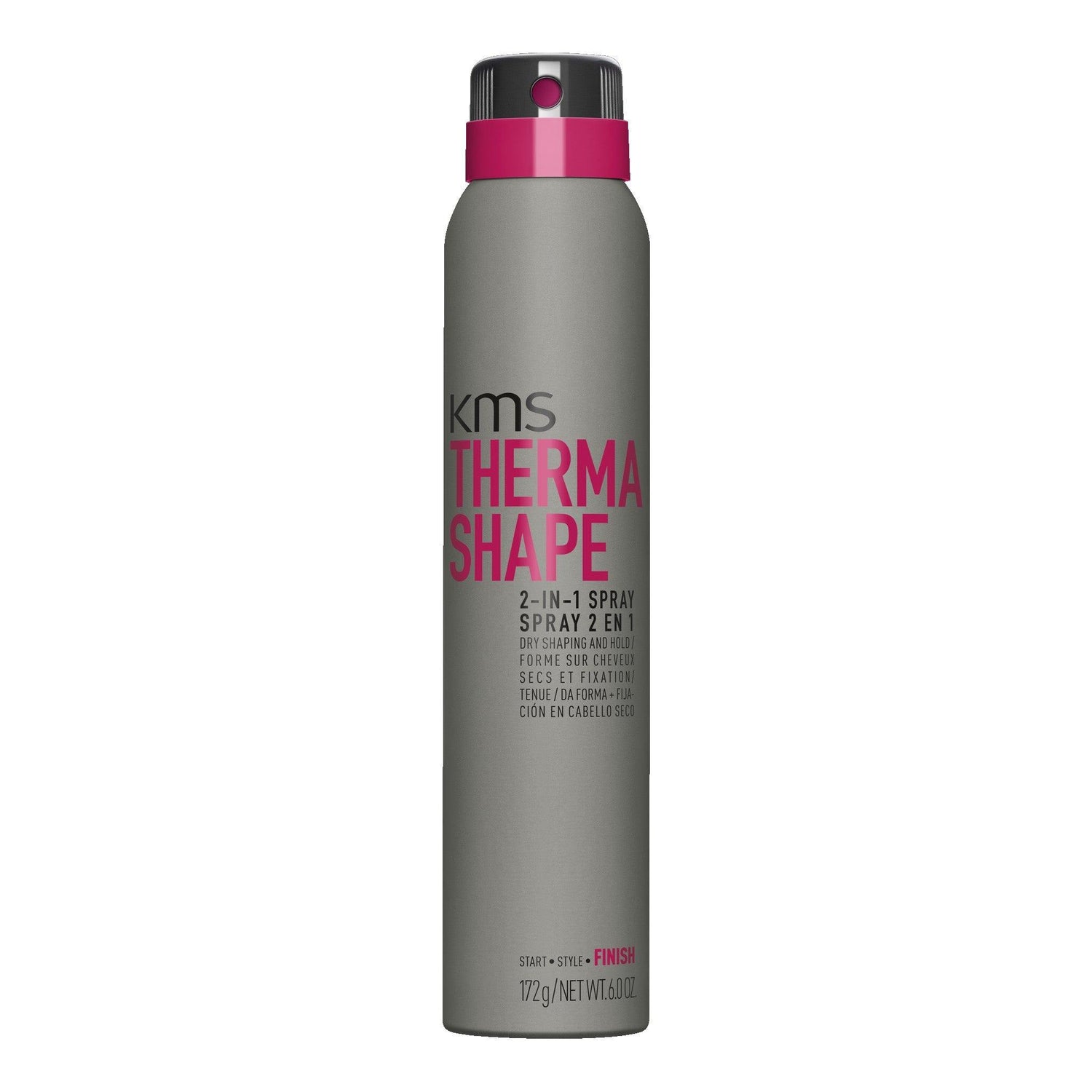KMS ThermaShape 2-in-1 Spray 200ml for lasting styles, extra hold, and shine.