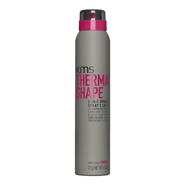 KMS ThermaShape 2-in-1 Spray 200ml for lasting styles, extra hold, and shine.