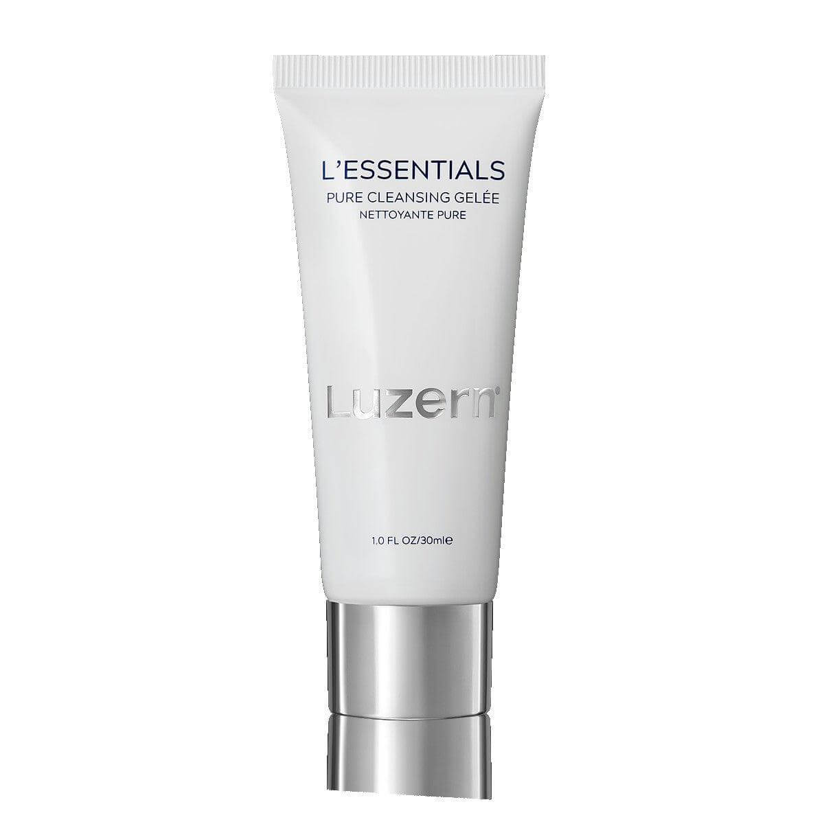 L'Essentials Pure Cleansing Gelee tube for acne-prone skin, hydrates and restores moisture barrier, Luzern packaging.