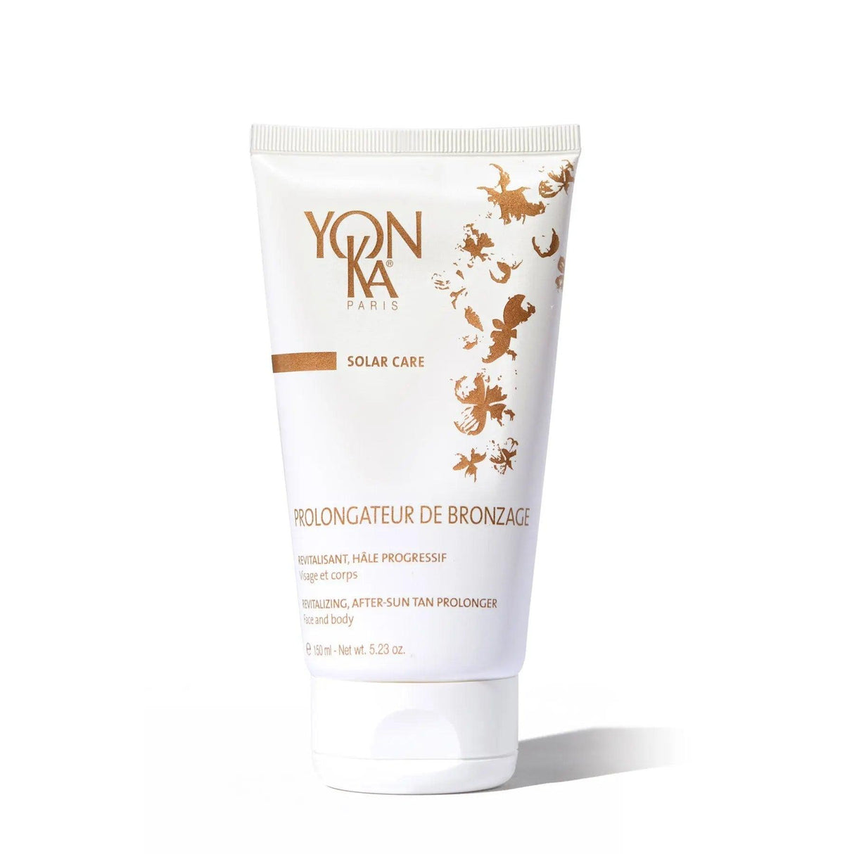 Yonka Lait Prolongateur De Bronzage body milk for tan prolongation and skin hydration.