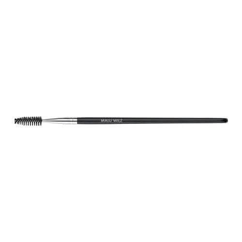 Malu Wilz Lash Brush - Professional eyelash grooming tool with synthetic bristles and sturdy handle.
