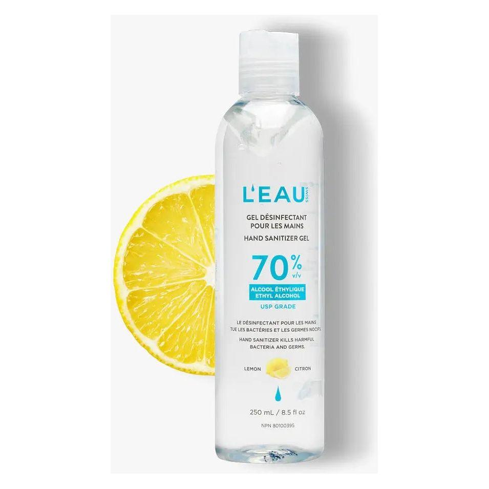Lemon Scent Hand Sanitizer Gel with 70% Alcohol in a 250ml Bottle for Effective Germ and Bacteria Elimination