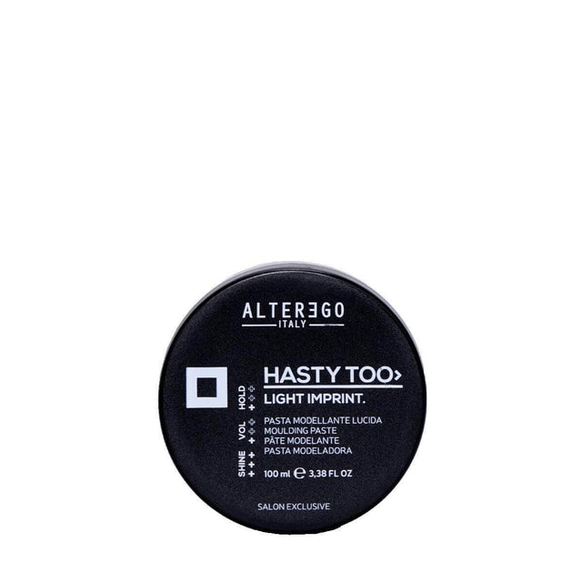 Hasty Too Light Imprint molding paste for adding volume and definition to fine hair, 100ml, by Alter Ego Italy
