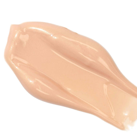 Swatch of all-natural Lip Colour Serum showing smooth, glossy texture for hydration and color enhancement.