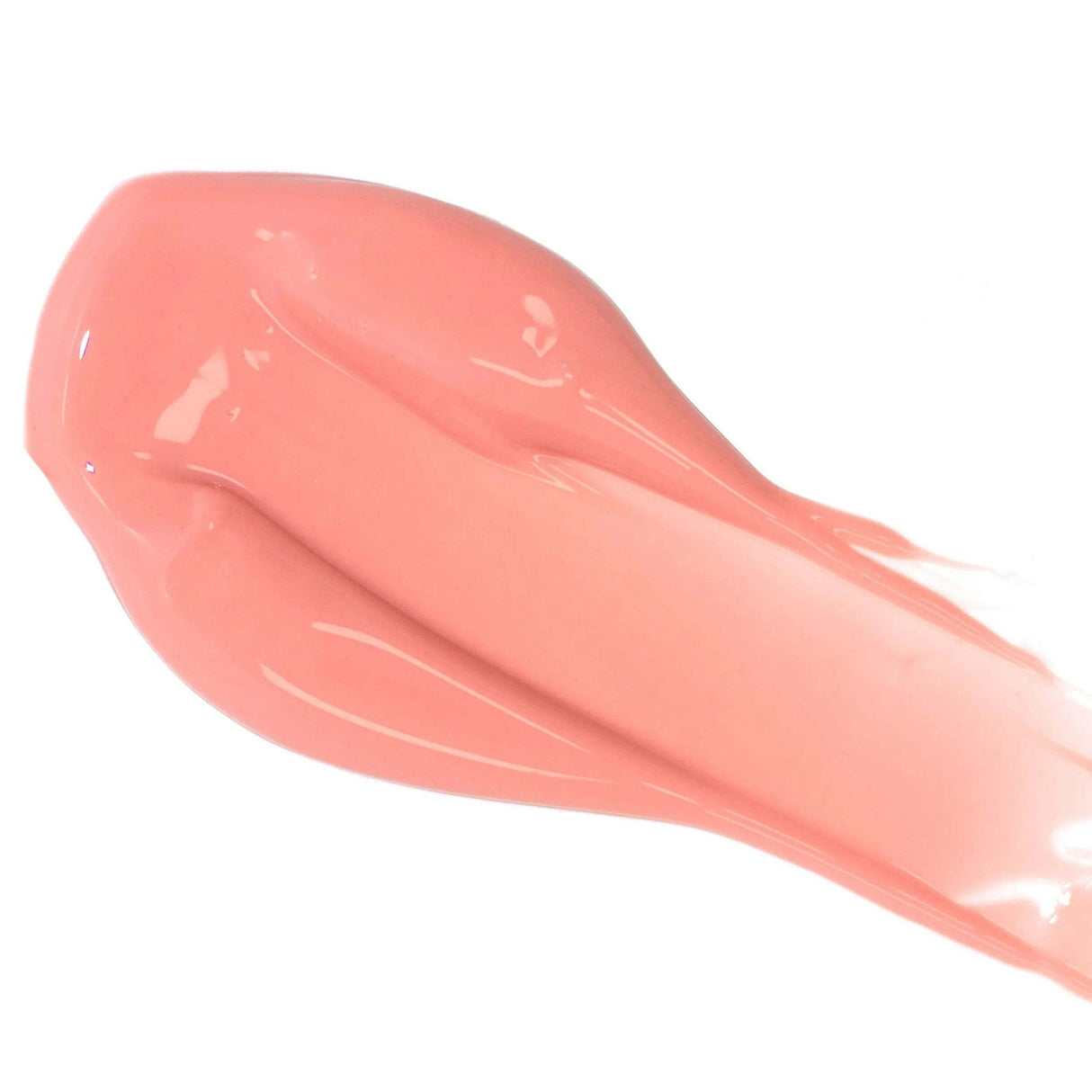 Close-up of Lip Colour Serum swatch showcasing its nourishing, hydrating texture with a natural pink gloss.