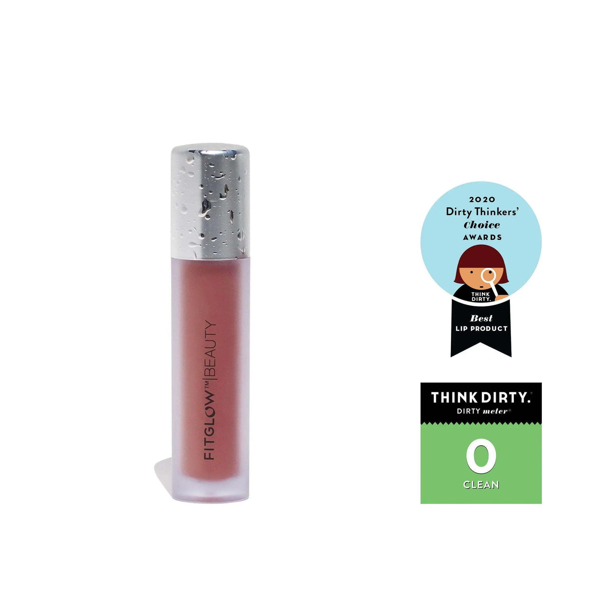 Lip Colour Serum by Fitglow Beauty, award-winning all-natural lip serum with organic ingredients, gentle plumping, and hydrating benefits.