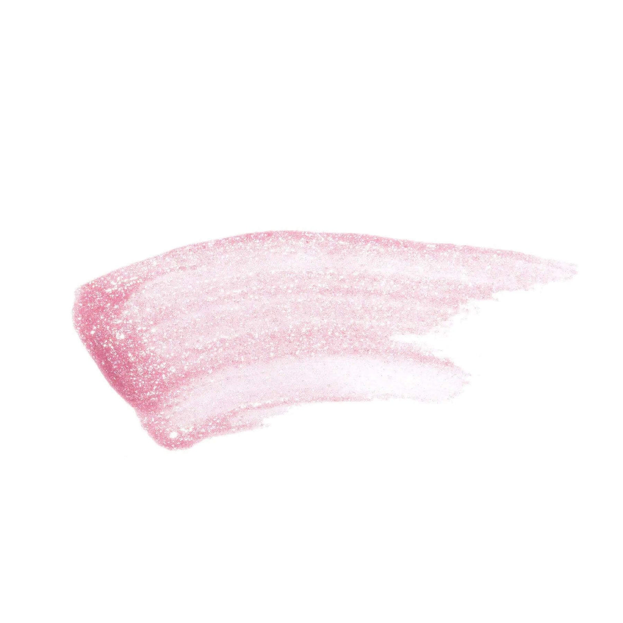 Rose lip plumping gloss swatch with satin finish, showcasing a gentle and hydrating formula for fuller lips.