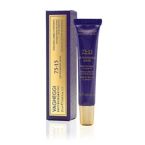 Vagheggi Lip Plumping Mask for fuller lips. Hydrates and volumizes with nourishing ingredients. Suitable for all skin types.