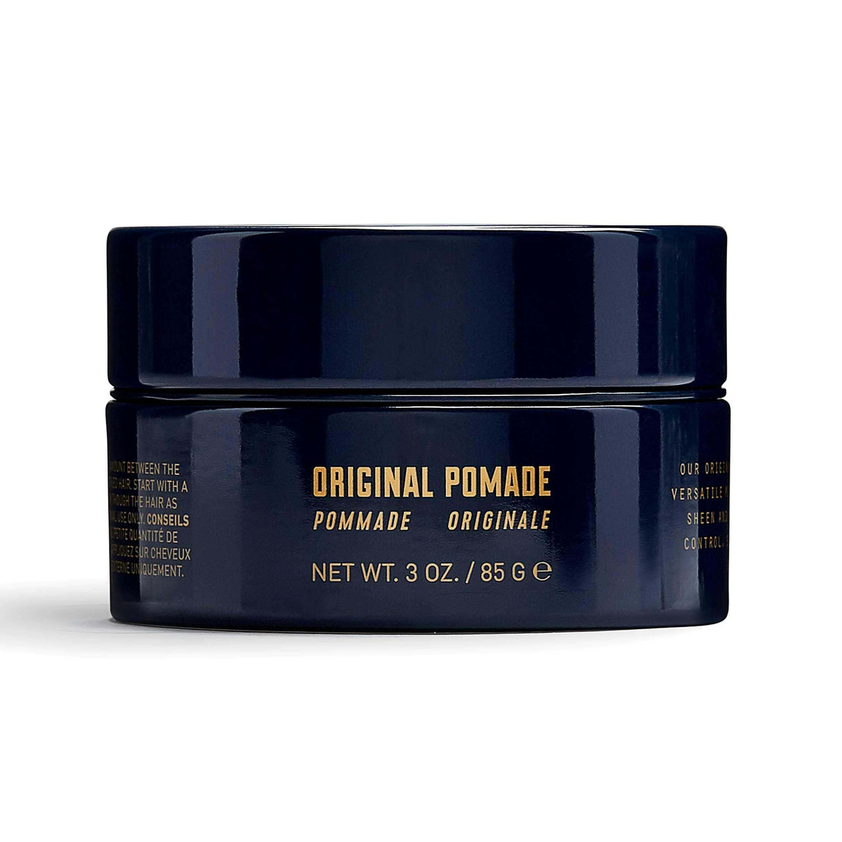 Lock Stock & Barrel Original Pomade 85g jar for medium hold hair styling, natural shine, handcrafted in England.