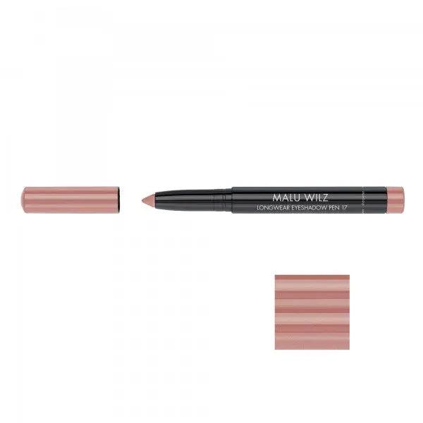 Malu Wilz Long-Lasting Eyeshadow Pen 1.4gr in open position, featuring a smooth, crease-resistant formula for effortless eye makeup.