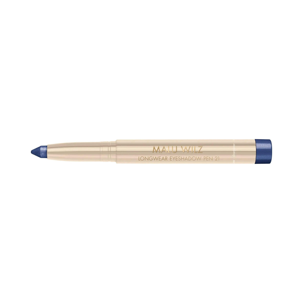 Malu Wilz Long-Lasting Eyeshadow Pen in blue, crease-resistant formula, eyeshadow pen format, 1.4gr.