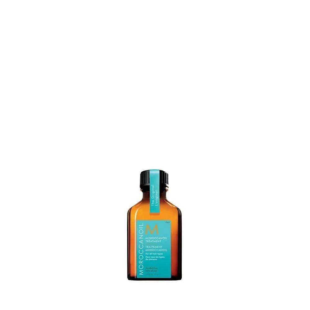 Moroccanoil Treatment bottle for all hair types, included in Luminous Wonders Hydration holiday set.