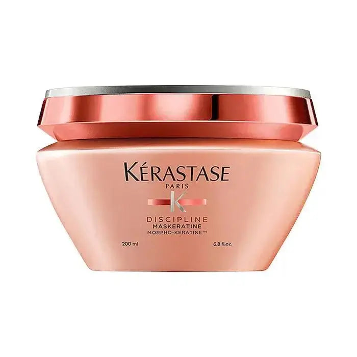Kerastase Maskeratine hair mask for smoothing frizz and nourishing thick, unruly hair.