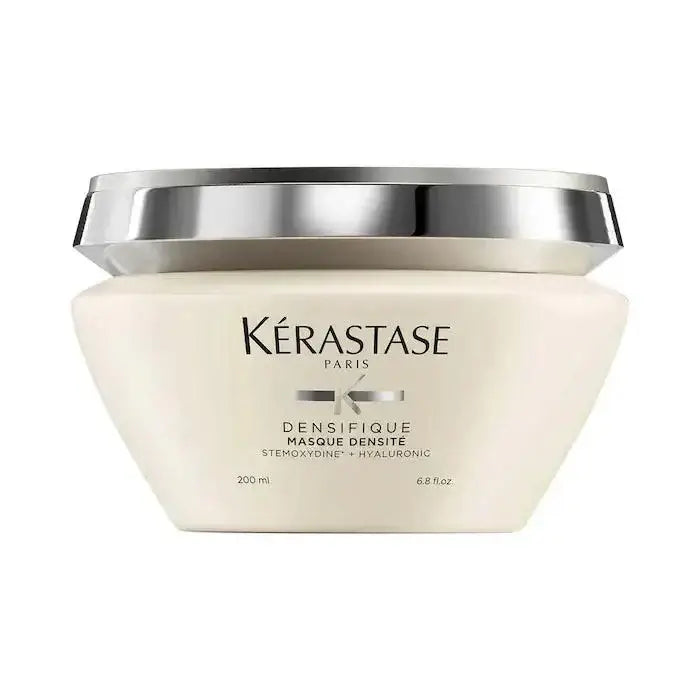Kérastase Masque Densité Hair Mask for fine and thinning hair, enhancing density and volume with hyaluronic ingredients, 200ml.