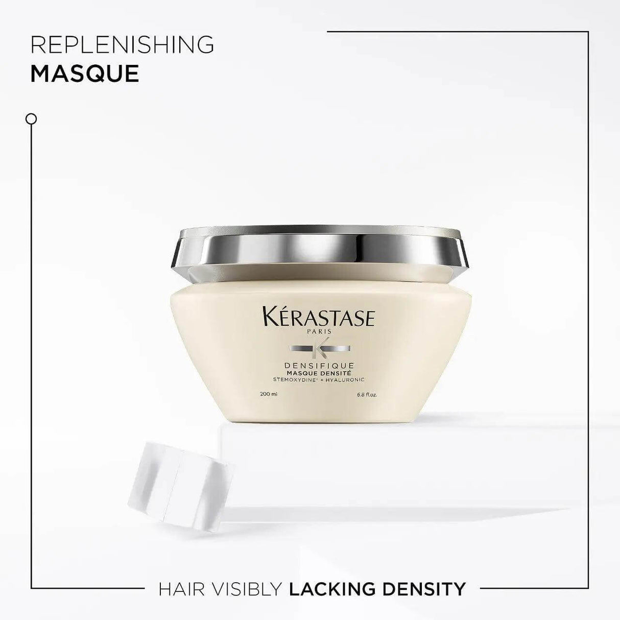 Kérastase Masque Densité Hair Mask for fine and thinning hair, provides volume and density. Ideal for all hair textures.