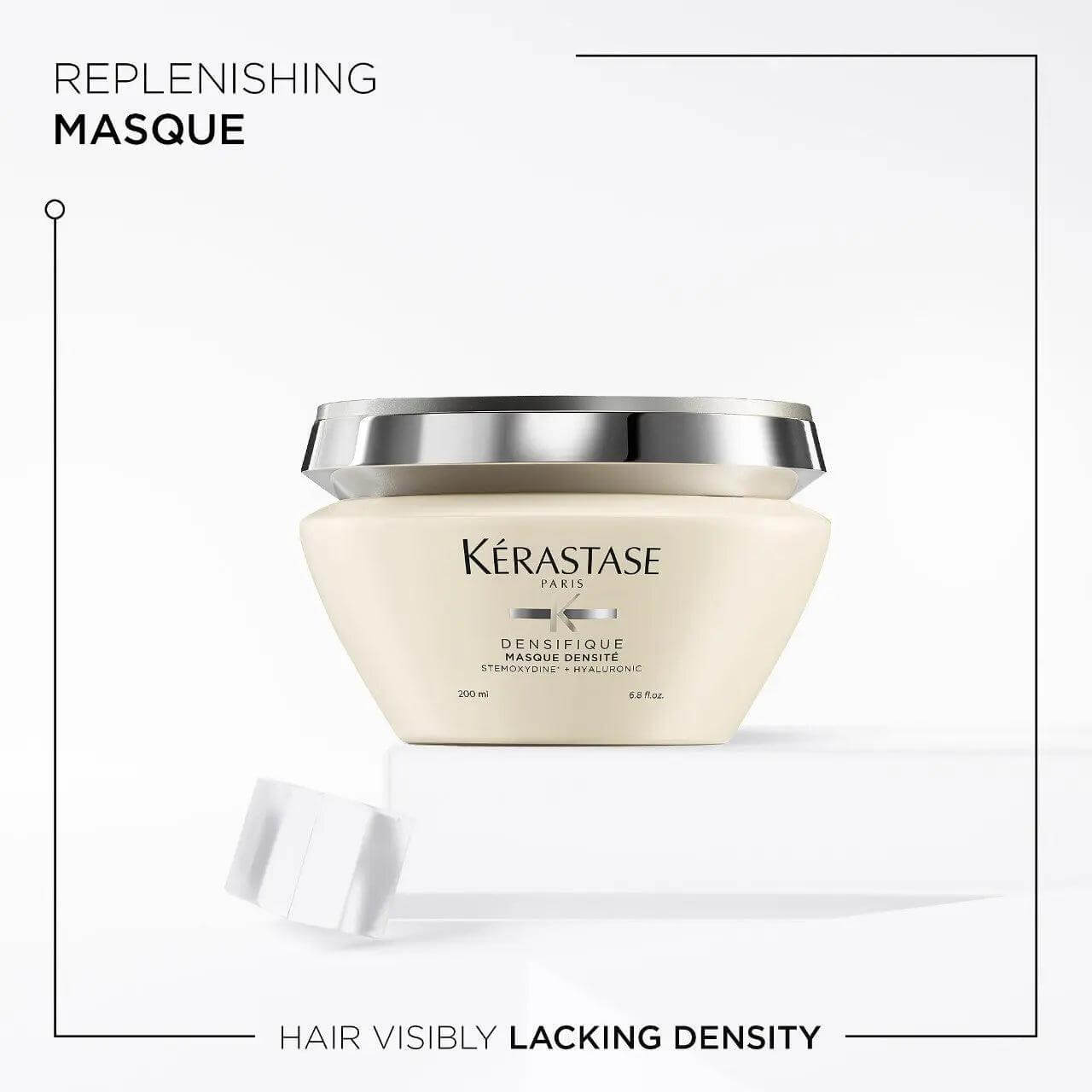 Kérastase Masque Densité Hair Mask for fine and thinning hair, provides volume and density. Ideal for all hair textures.