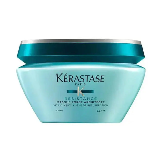 Kerastase Resistance Masque Force Architecte Hair Mask 200ml for repairing damaged hair.