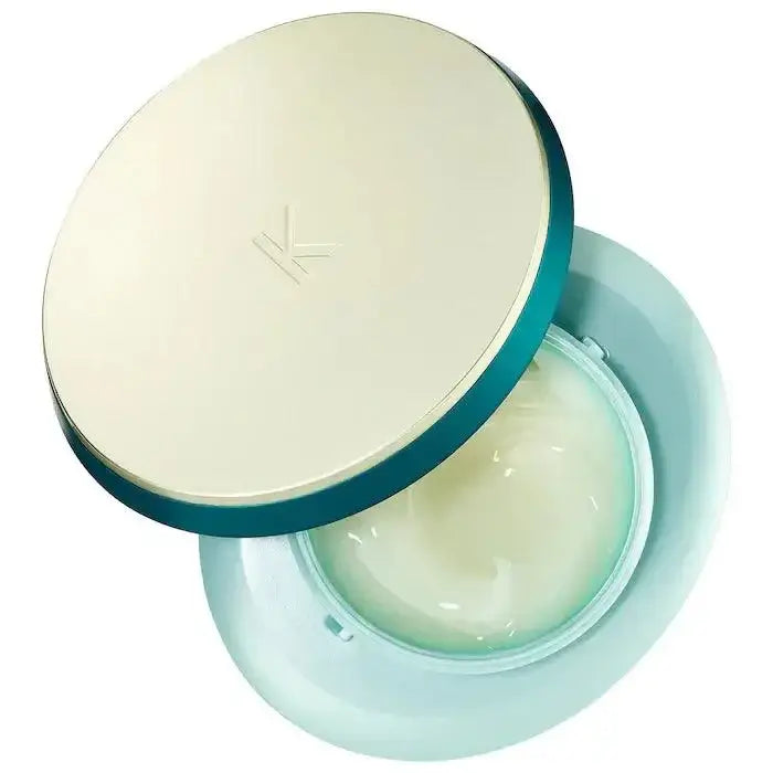 Kerastase Masque Force Architecte Hair Mask, restorative treatment for damaged hair, open container view.