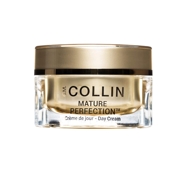 Mature Perfection Day Cream for anti-aging, hydration, and smoother appearance. Ideal for dry, mature skin with deep wrinkles.