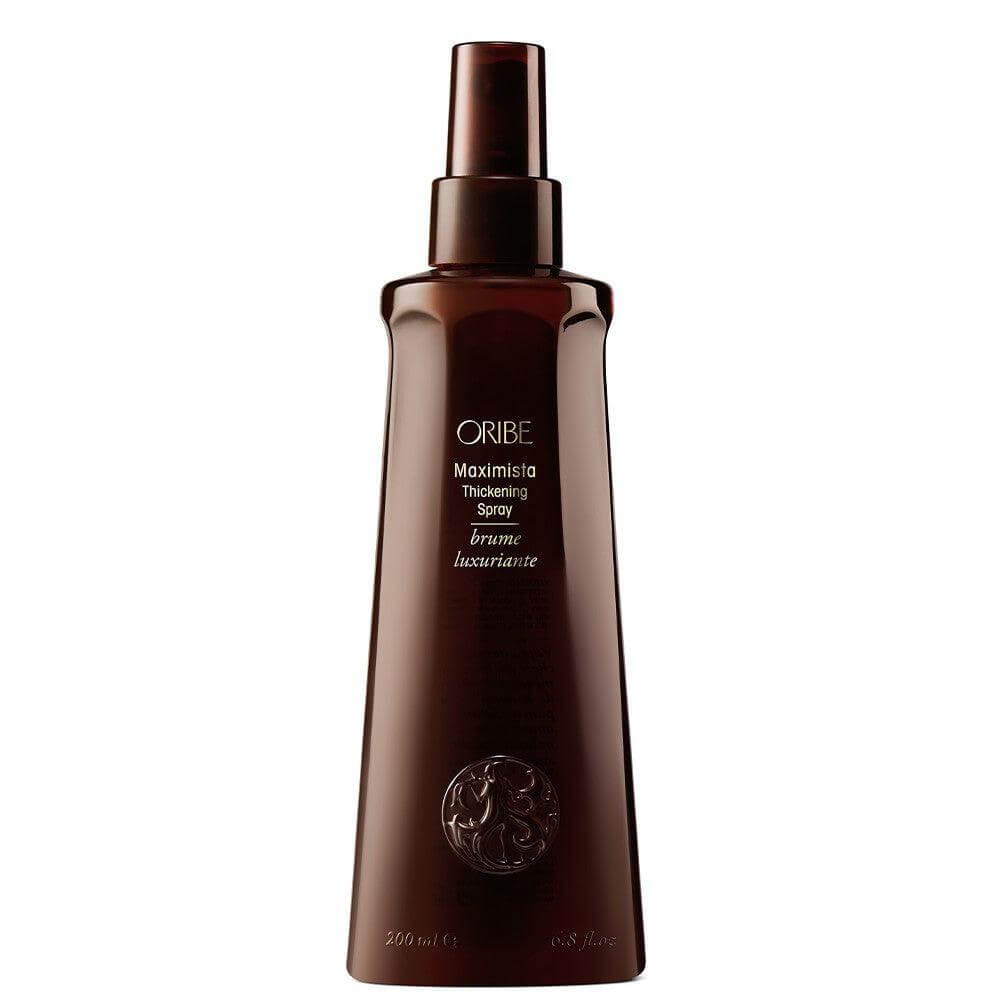 Maximista Thickening Spray bottle for enhancing hair volume and protection.