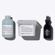 Minu + Oi Set for vibrant color, featuring shampoo, conditioner, and all-in-one milk for enhanced color longevity and shine.