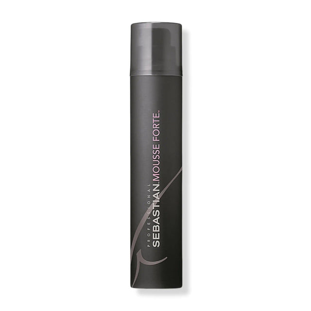 Sebastian Mousse Forte for strong hold, anti-frizz, volume; protects against heat, manages curls and waves.