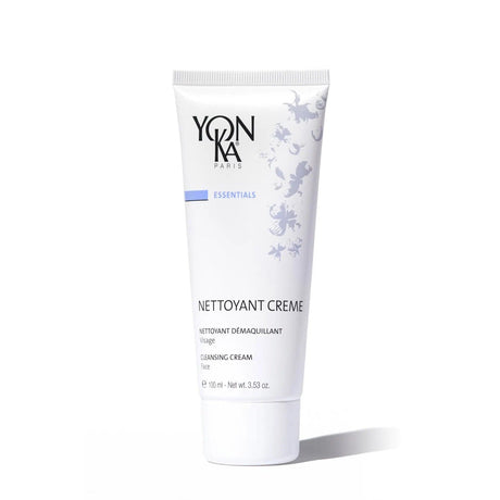 Yonka Nettoyant Creme mild cleansing cream for all skin types, removes impurities and makeup while keeping skin hydrated.
