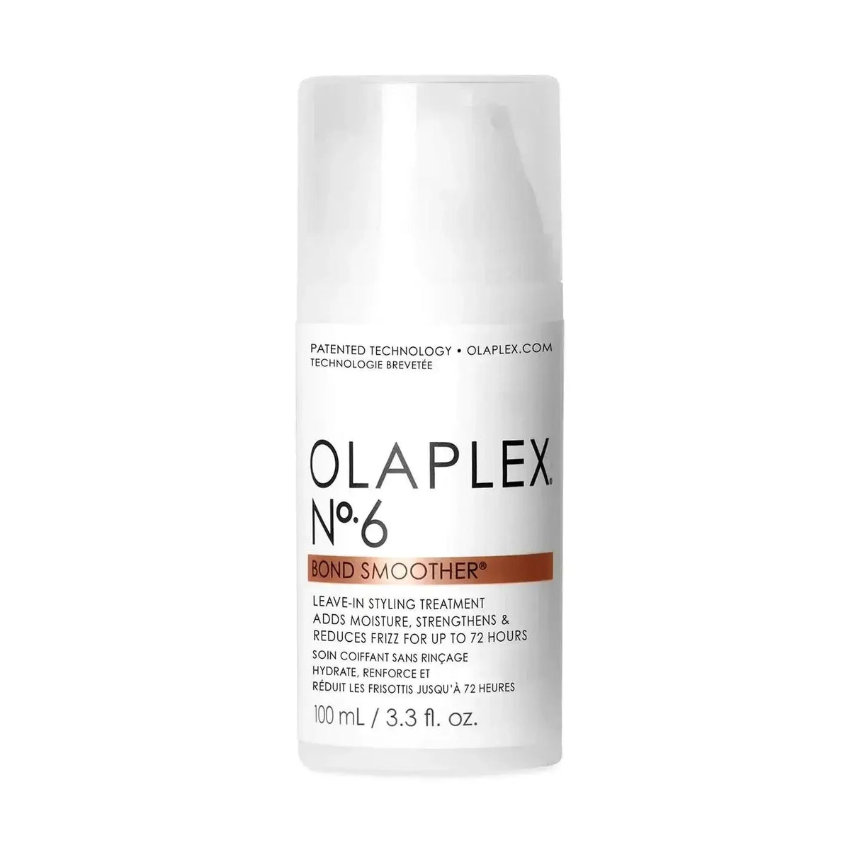 Olaplex Nº.6 Bond Smoother leave-in treatment bottle for frizz control and moisturizing all hair types, 100ml