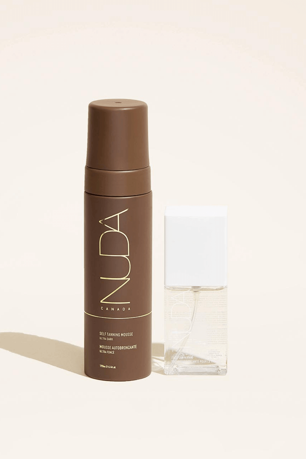 Glow Duo Self Tanning Mousse and Facial Tanner for a Radiant Sun-Kissed Glow, Suitable for All Skin Tones, Natural Tan Enhancer