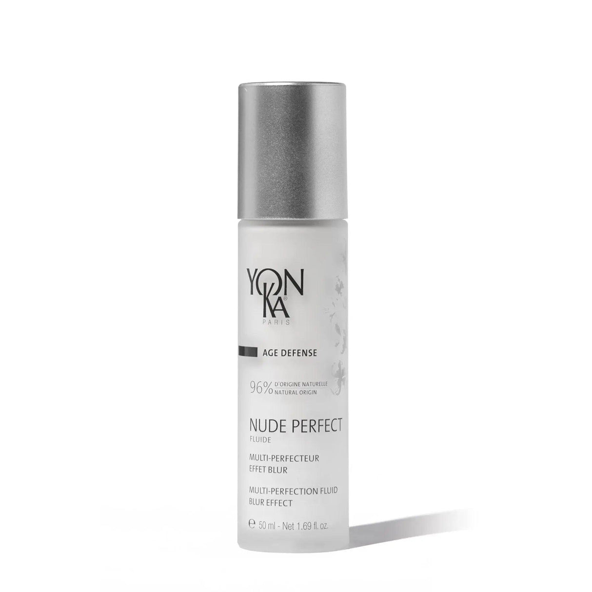 Yon-Ka Nude Perfect Fluide lightweight matte finish skincare product for balanced skin tone and minimized pores.